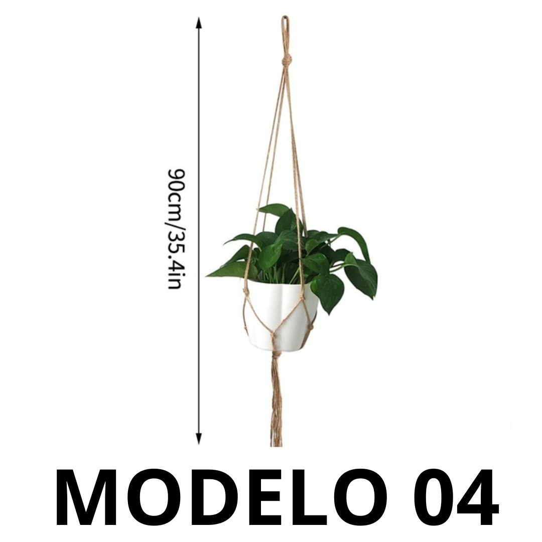 Pendente Planta Jardim Corda de Vasos